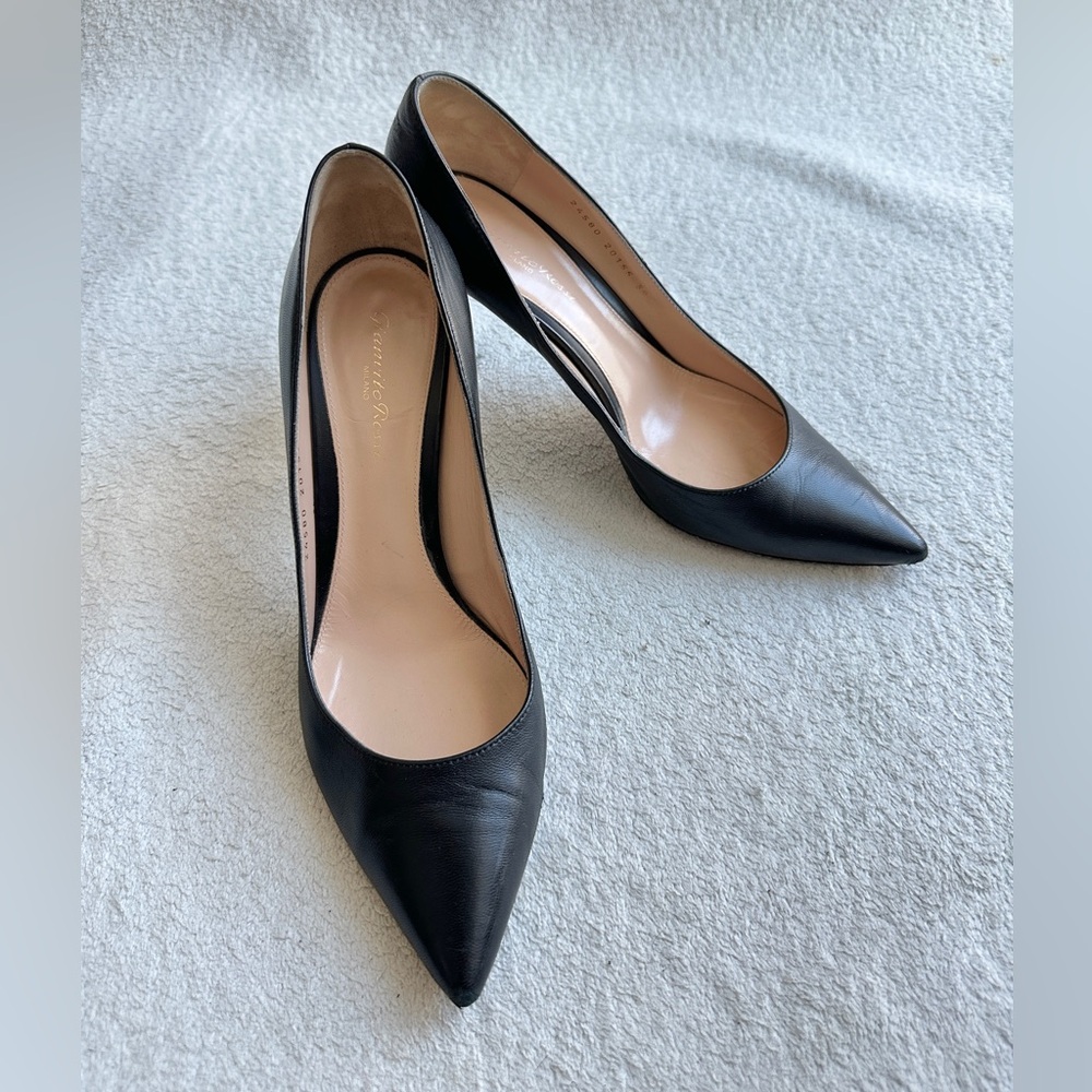 Gianvito Rossi 85 Pumps Stiletto‎ Heels Black 39.5 US 9.5